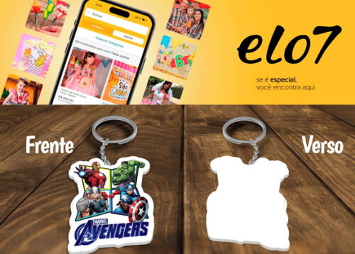 Chaveiros Lembrancinhas Marvel Avengers