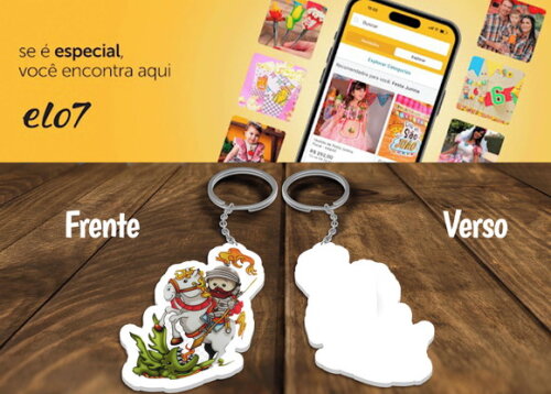 Chaveiros Lembrancinhas São Jorge