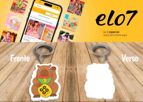 Chaveiros Personalizados Capivara