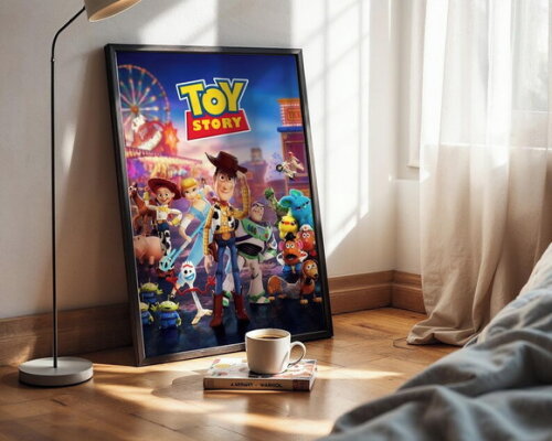 Conjunto de 03 Quadros Disney Carros, Toy Story e Vingadores