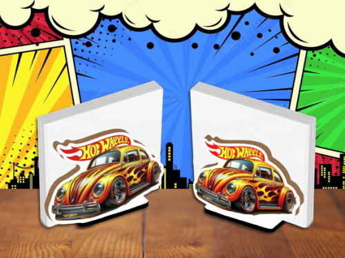 Enfeite de Mesa Porta Guardanapo Fusca Hot Wheels