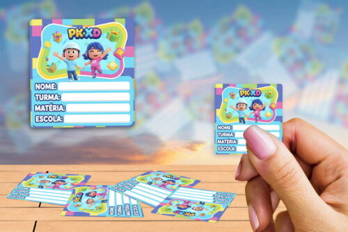 Etiqueta Escolar Pk Xd Kit 30 Unidades
