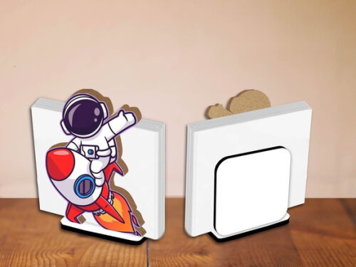 Kit 05 Porta Guardanapo Centro de Mesa Astronauta