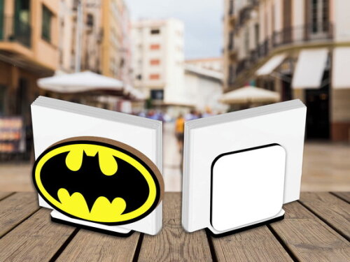 Kit 05 Porta Guardanapo Centro de Mesa Batman