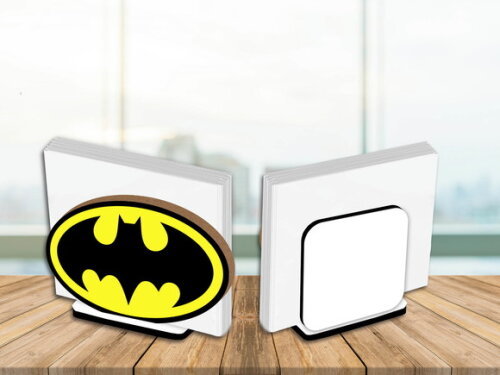 Kit 05 Porta Guardanapo Centro de Mesa Batman