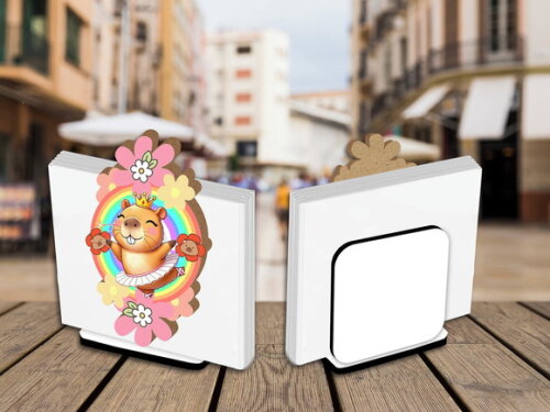 Kit 05 Porta Guardanapo Centro de Mesa Capivara Bailarina