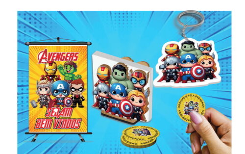 Kit Festa Vingadores Baby