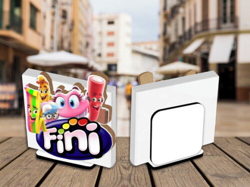 Kit Porta Guardanapo Centro de Mesa Bala Fini