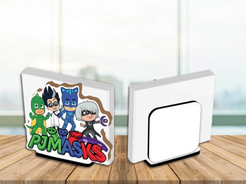 Kit Porta Guardanapo Centro de Mesa Pjmask