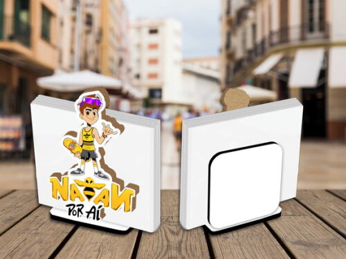 Kit Porta Guardanapo Centro de Mesa Natan Por Aí