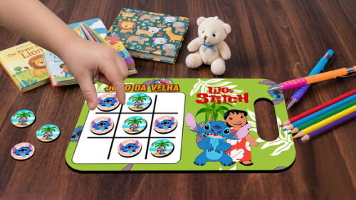 Lembrancinha Jogo da Velha e Lousa Lilo & Sticht
