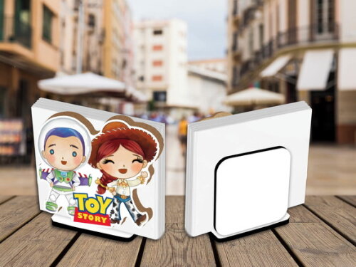 Porta Guardanapo Centro de Mesa Aquarela Jessie e Buzz