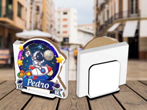 Porta Guardanapo Centro de Mesa Atronauta