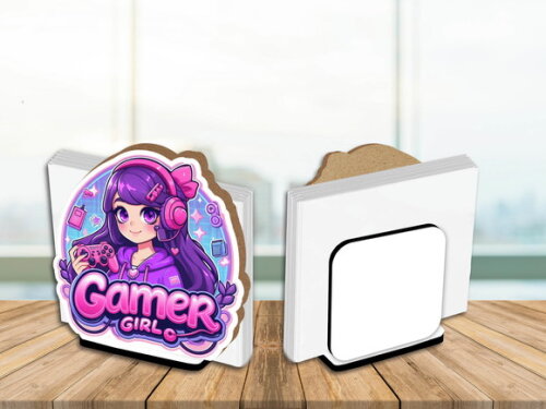 Porta Guardanapo Centro de Mesa Gamer Girl