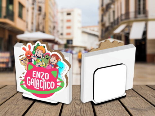 Porta Guardanapo Centro de Mesa Gato Galactico