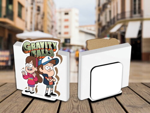 Porta Guardanapo Centro de Mesa Gravity Falls