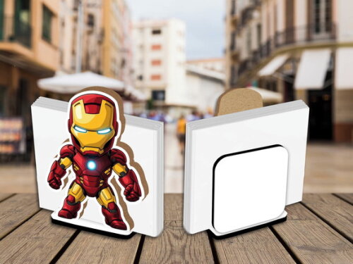 Porta Guardanapo Centro de Mesa Homem de Ferro