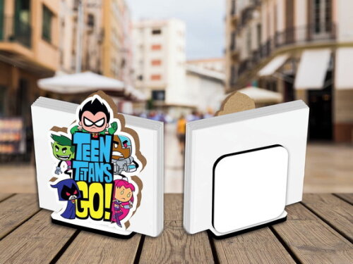 Porta Guardanapo Centro de Mesa Jovens Titans