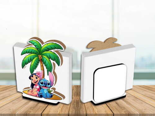 Porta Guardanapo Centro de Mesa Lilo e Stitch