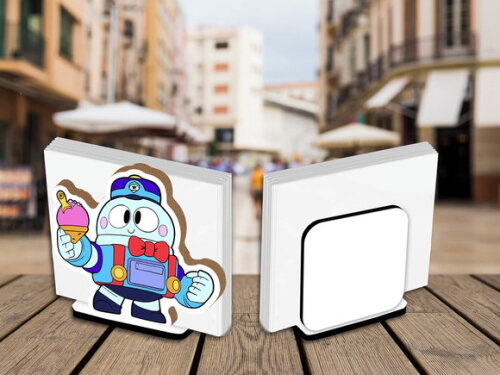 Porta Guardanapo Centro de Mesa Lou Brawl Stars