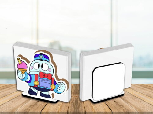 Porta Guardanapo Centro de Mesa Lou Brawl Stars