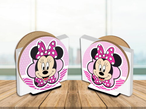 Porta Guardanapo Centro de Mesa Minnie