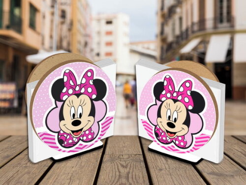 Porta Guardanapo Centro de Mesa Minnie