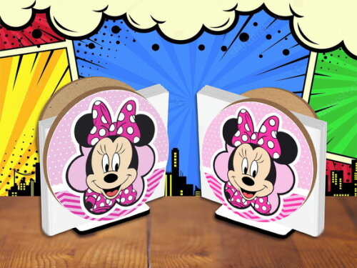 Porta Guardanapo Centro de Mesa Minnie