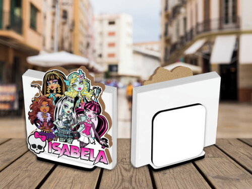Porta Guardanapo Centro de Mesa Monster High