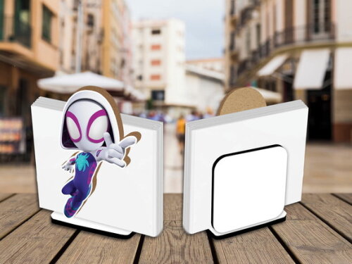 Porta Guardanapo Centro de Mesa Spider Gwen