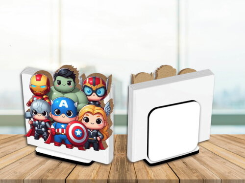 Porta Guardanapo Enfeite de Mesa Avengers Baby