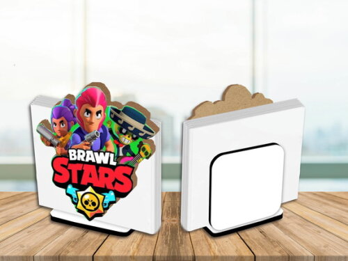 Porta Guardanapo Enfeite de Mesa Brawl Stars