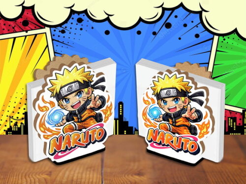 Porta Guardanapo Enfeite de Mesa Naruto