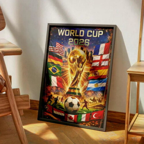 Quadro Copa do Mundo 2026 A3