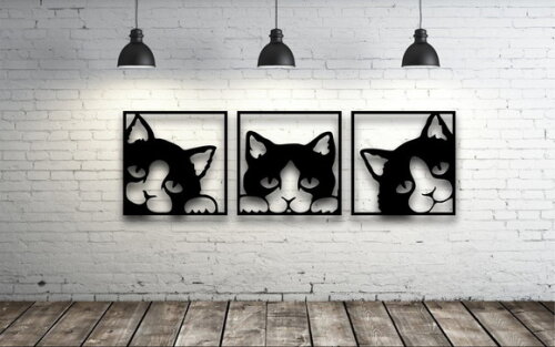 Quadro Gatos