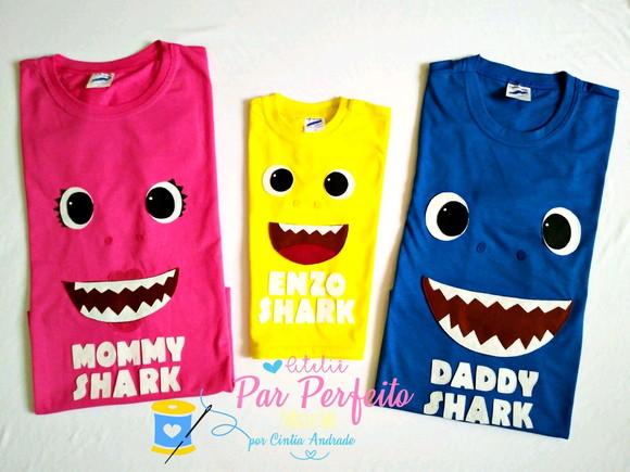Camisa Infantil Baby Shark
