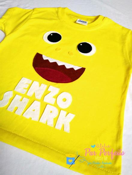 Camisa Infantil Baby Shark