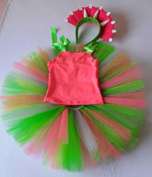 Fantasia Tutu Dinossauro Menina