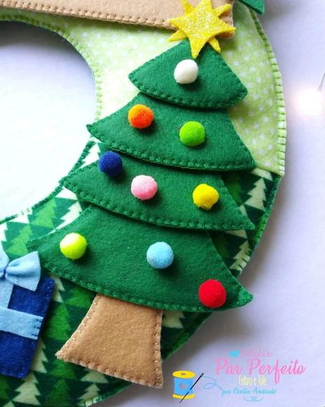 Guirlanda natalina Papai Noel