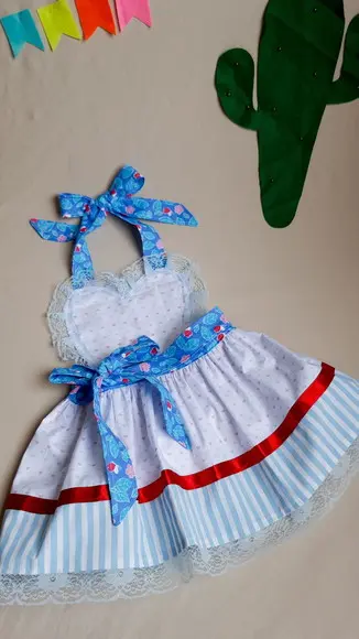 Avental de Caipira Infantil