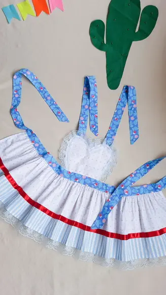 Avental de Caipira Infantil