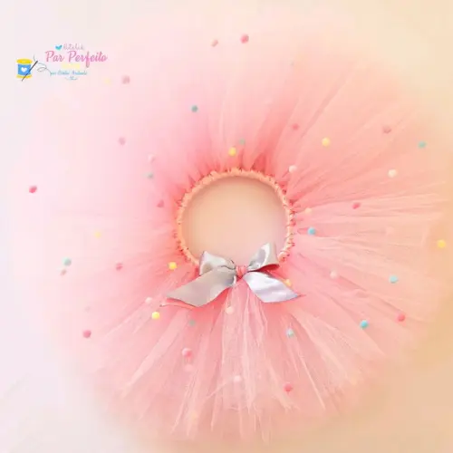 Fantasia Tutu Palhacinha Luxo