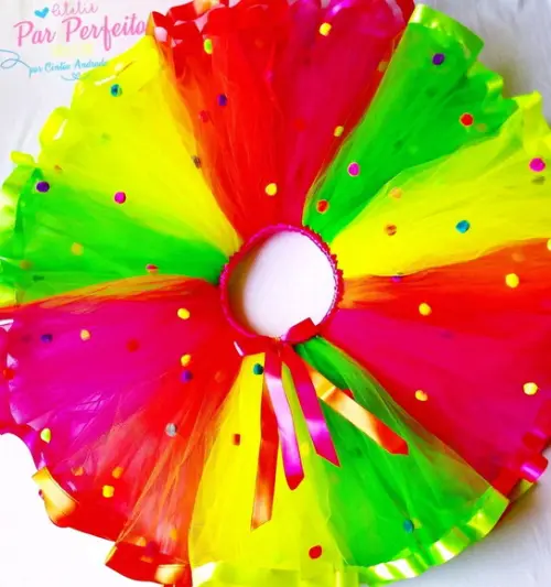 Fantasia tutu slime luxo