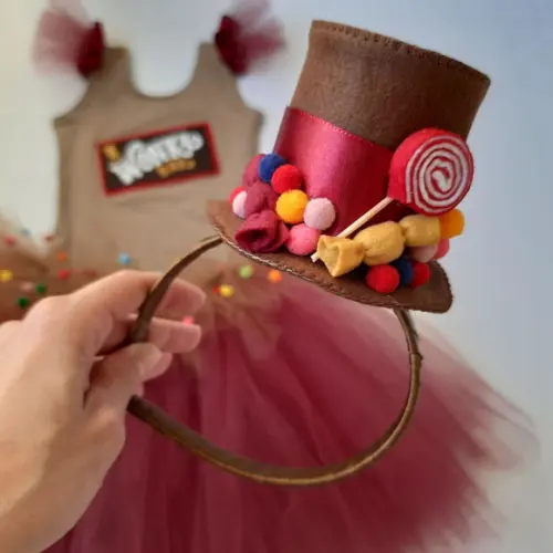 Fantasia Tutu Willy Wonka 10 a 14 Anos