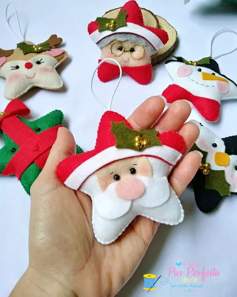 Kit Pingente Estrelinhas de Natal