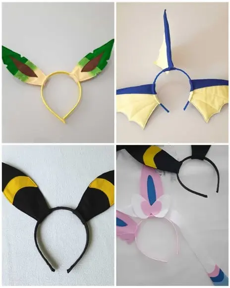 Kit Tiaras Evoluções Eevee