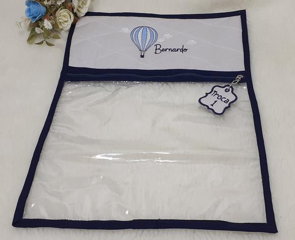 Kit 3 Saquinhos Organizadores Roupa Troca Maternidade Balão