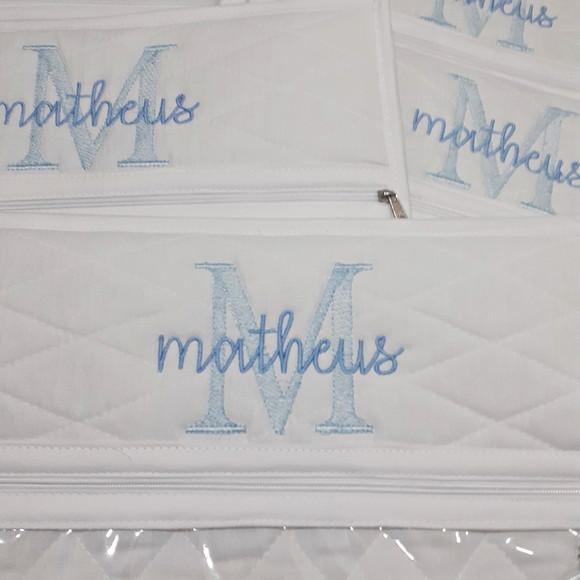 Kit 5 Saquinhos Personalizado para Mala de Maternidade