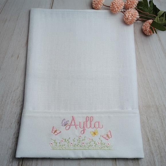 Kit Fraldas Personalizadas Jardim Delicado com Borboletas
