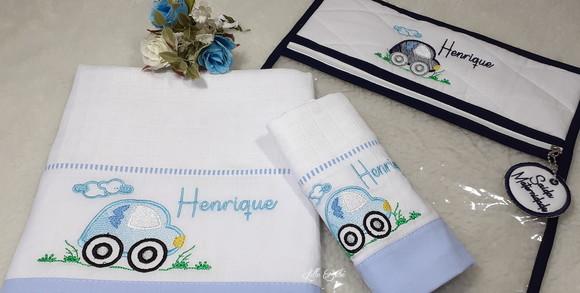 Kit Maternidade Fraldas e Saquinho de Roupa
